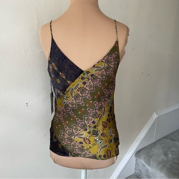 Bailey 44 Multicolor Maida Paisley Crossover V-Neck Top NWT Size Small 408-D019 - Picture 5 of 10